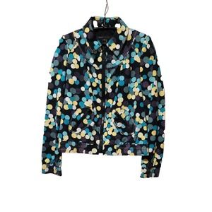 Marc Jacobs Jacket Colorful Polka Dots Size Small Pristine Condition